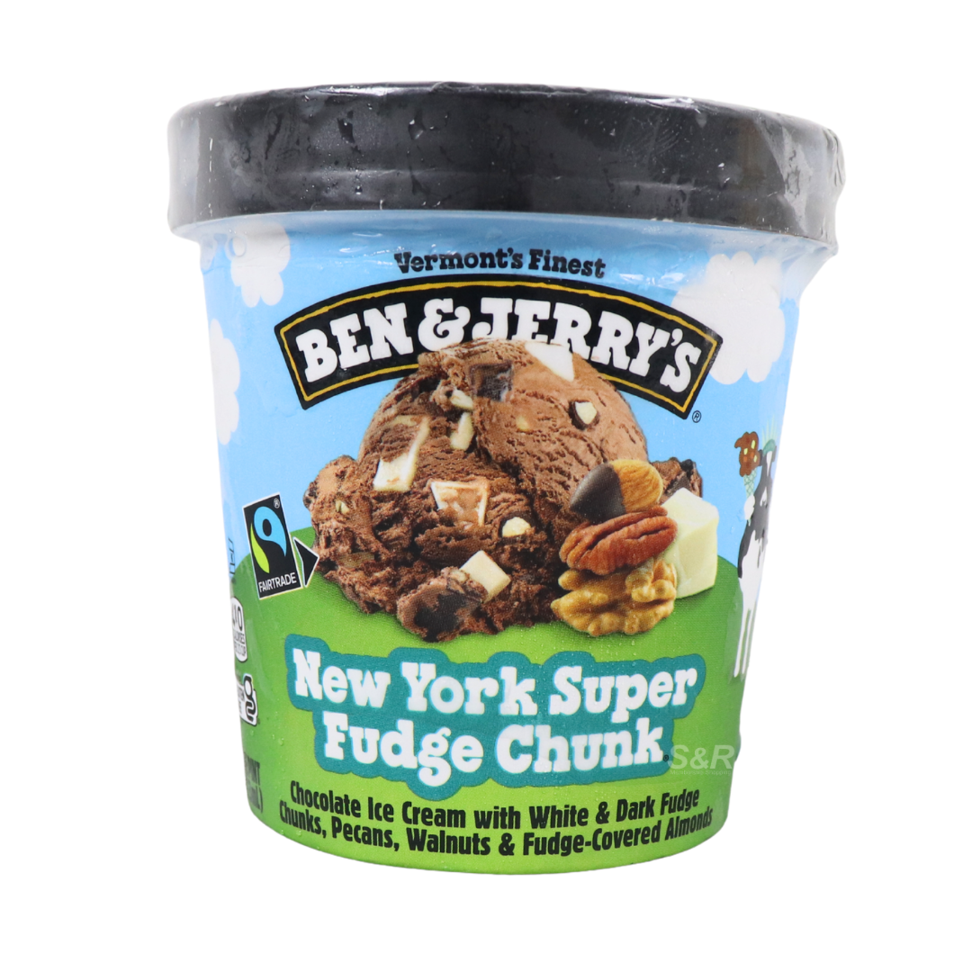 Ben & Jerry's New York Super Fudge Chunk Ice Cream 473mL